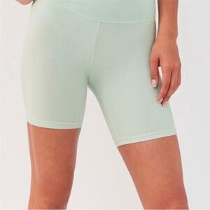 Aritzia TNAWomen's High-Waisted Shorts - Light Green